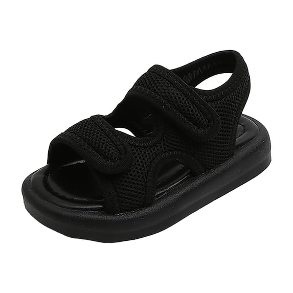 LIUJUNSHOP Toddler Girls Summer Sandals with Comfortable Thick Sole Design for Outdoor Beach Play and Everyday Casual Wear Black 2.5-3 Years