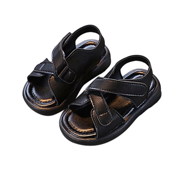 LIUJUNSHOP Toddler And Little Girl Summer Beach Sandals For Outdoor Play Party Wear Comfortable Lightweight Breathable On Casual Footwear Ages 1 6 Years Black 2-2.5years