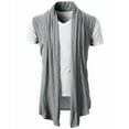 thumbnail image 1 of LIUJUNSHOP Wool Blend Men's Cardigan Solid Color Fashion Men Sleeveless Knitted Cardigan Casual Lightweight Comfortable Versatile Layering Piece, 1 of 3