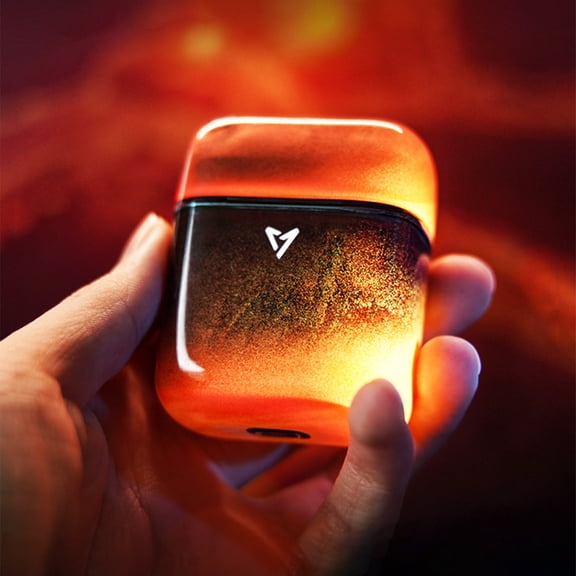 LIUP Pods Luminous Sand Wireless Earbuds,AI noise cancellation,Bluetooth 5.4 & 13mm driver deliver immersive sound.Dual-device link & long battery suit commutes/audio.Trendy pick for tech enthusiasts