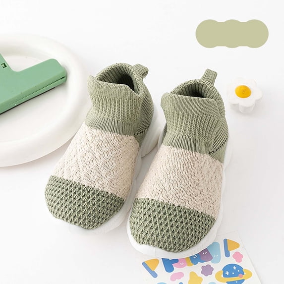 LIUYUNNN Baby Sneakers For First Soft Sole Shoes Breathable Comfortable Toddler Shoes For Boys Girls Daily Casual Wear Flexible Toddler Shoes, Size 5