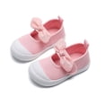 thumbnail image 1 of LIUYUNNN Baby Sneakers For Girls First Soft Breathable Lightweight Comfortable Toddler Shoes With Floral Bow Design Suitable For 12 Months To 3.5 Years Pig High Tops, Size 2.5-3 Years, 1 of 2