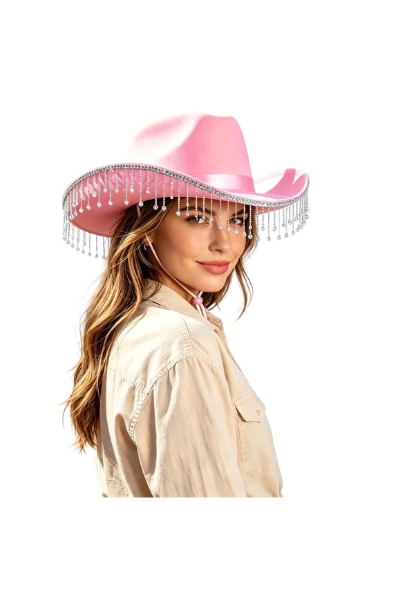 Boot Bands Western Style Cowboy Hat For And Classic Hat With Wide Brim For Sun Travel And Everyday Wear, Size M