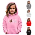 thumbnail image 1 of LIUYUNNN Boy Girl Hoodie Long Sleeve Soft Sweatshirt Graphic Hoody Kids Cute Pullovers Top Clothes Girls Hoodies with Ears, Size 9-10 Years, 1 of 4