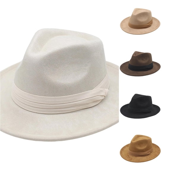 LIUYUNNN Boys Cowboy Hat Western Cowboy Hat Jazz Hat Unisex Oktoberfest Hat Ethnic Style Hat Wide Brimmed Hat, One Size