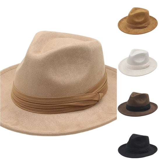LIUYUNNN Boys Cowboy Hat Western Cowboy Hat Jazz Hat Unisex Oktoberfest Hat Ethnic Style Hat Wide Brimmed Hat, One Size