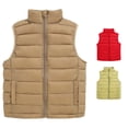 thumbnail image 1 of LIUYUNNN Boys Lightweight Quilted Vest Outerwear Insulated Sleeveless Jacket For Kids And Youth With Stand Collar Easy Wear Light Winter Coat Boys, Size 11-12 Years, 1 of 7