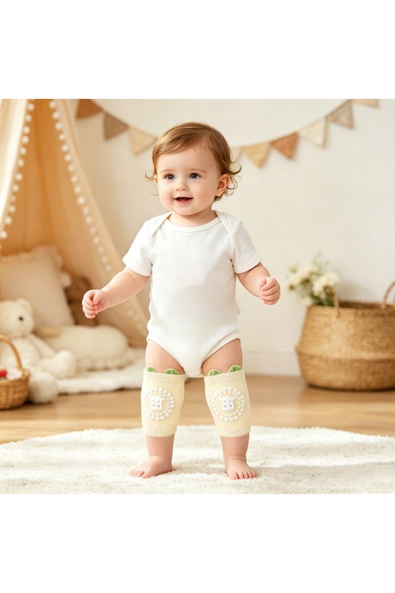 Breathable Baby Knee Pads Socks For Crawling And Early Walking Lightweight Mesh Knee Pads For Gentle And Comfort Toddler Chicken Feet Socks, Size 1-3 Years