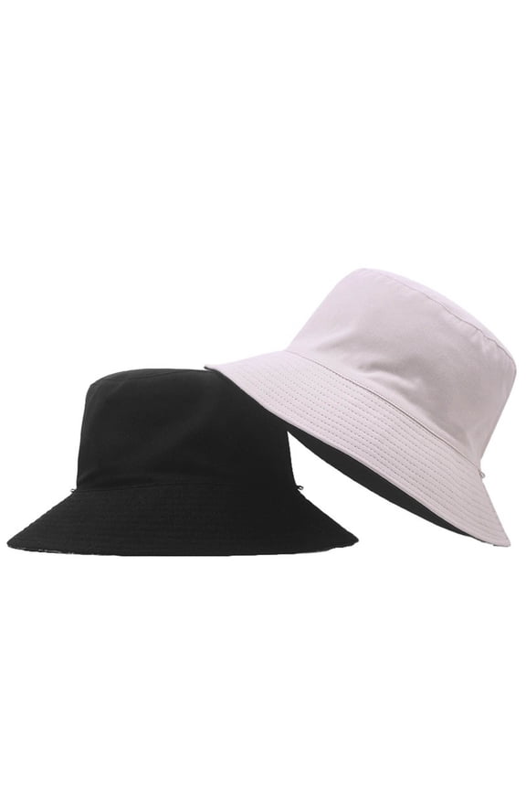 Floppy Hat Black Reversible Hat For Large Head Sun Outdoor Sun Hat For And, Size XL
