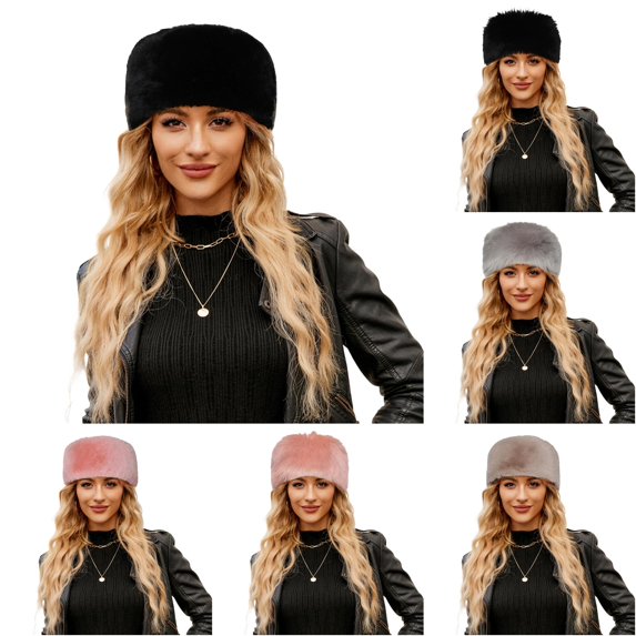 LIUYUNNN French Berry Hats Women Beret Hat For Elegant Winter Warm Knitted Cap Soft Stretchy Slouchy Fashion Headwear, One Size