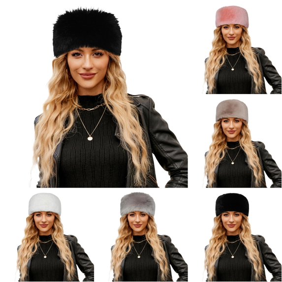 LIUYUNNN French Berry Hats Women Beret Hat For Elegant Winter Warm Knitted Cap Soft Stretchy Slouchy Fashion Headwear, One Size