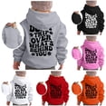 thumbnail image 1 of LIUYUNNN Girl's Hoodie Long Sleeve Soft Sweatshirt Graphic Hoody Kids Cute Pullovers Top Clothes For Girls Kids Wearable Blanket Hoodie, Size 9-10 Years, 1 of 5