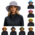 thumbnail image 1 of LIUYUNNN Hats Ladies Unisex Rain Hat Wide Brim Sun Hat For Outdoor Travel Hat, One Size, 1 of 4