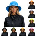 thumbnail image 1 of LIUYUNNN Hats Ladies Unisex Rain Hat Wide Brim Sun Hat For Outdoor Travel Hat, One Size, 1 of 9