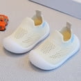thumbnail image 1 of LIUYUNNN Infant Solid Color Walking Shoes with Soft Rubber Soles Slipper First for Boys Girls Walking toddler shoes 6-12 Months Boys Girls Four Seasons Outfits, 1 of 7