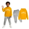 thumbnail image 1 of LIUYUNNN Kids Boys Girls Sweatsuit Set 2 Piece Long Sleeve Letter Pullover Basic Hoodie Jogger Set Winter Clothes Clothes for Boys 11-12 Years Boys Girls Fall and Winter Outfits, 1 of 4