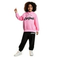 thumbnail image 1 of LIUYUNNN Kids Boys Girls Sweatsuit Set 2PC Long Sleeve Letter Pullover Hoodie Sweatshirt Leggings Pants Warm Fall Winter Clothes Boy Clothes 3-4 Years Boys Girls Fall and Winter Outfits, 1 of 4