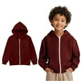 thumbnail image 1 of LIUYUNNN Kids Boys Hoodie Kids Zipper Hoodies Casual Long Sleeve Classic Hoodie Warm Fall Winter Clothes Boy Clothes 9-10 Years Boys Girls Fall Outfits, 1 of 7