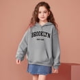 thumbnail image 1 of LIUYUNNN Kids Boys Hoodie Pullover Grey Hoodies Long Sleeve Pullover Tops Fall Clothes Kids Girls Clothes 6-7 Years Boys Girls Fall Outfits, 1 of 5