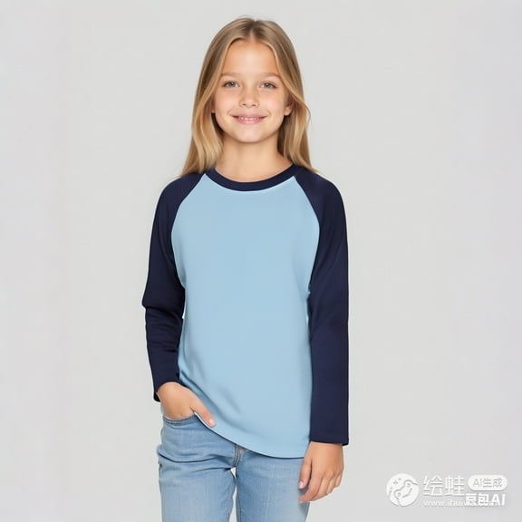 LIUYUNNN Kids Boys T Shirts Light Blue Pullover Long Sleeve Top Crewneck Tee Cotton Kids Sweatshirt Boys 5-6 Years ShirtsBoys Girls Fall and Winter Outfits