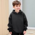 thumbnail image 1 of LIUYUNNN Kids Girls Hoodie Pullover Dark Gray Hooded Long Sleeve Pullover Hoodie Sweatshirt Fall Clothes Boys 6-7 Years Clothes Boys Girls Fall Outfits, 1 of 6