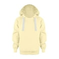 thumbnail image 1 of LIUYUNNN Kids Hoodie Kids Pullover Beige Hooded Casual Long Sleeve Hoodies Warm Fall Winter Clothes Girl Clothes 5-6 Years Boys Girls Fall Outfits, 1 of 9