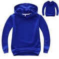 thumbnail image 1 of LIUYUNNN Kids Hoddies Kids Pullover Blue Hooded Long Sleeve Hooded Sweatshirt Top Winter Clothes Kids 8-9 Years Boys Clothes Boys Girls Fall Outfits, 1 of 2