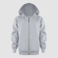 thumbnail image 1 of LIUYUNNN Kids Hoddies Zipper Grey Hoodie Casual Long Sleeve Sweatshirts Winter Clothes Kids Girl Clothes 3-4 Years Boys Girls Fall Outfits, 1 of 6