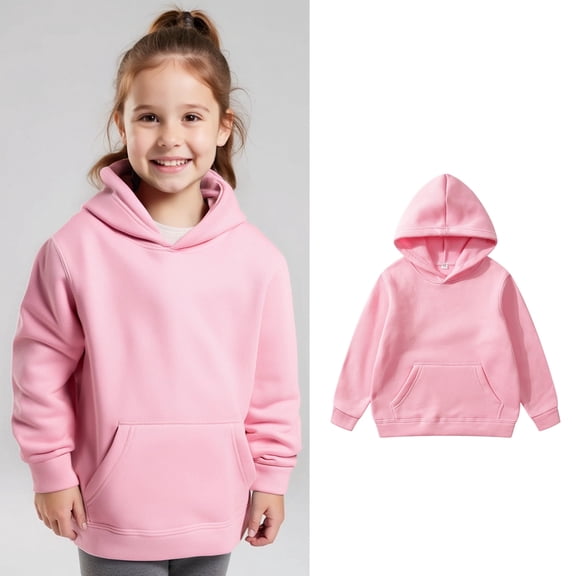 LIUYUNNN Kids Hoodie Kids Pullover Red Hoodie Long Sleeve Pullover Tops Fall Winter Clothes Girl Clothes 8-10 Years Boys Girls Fall Outfits