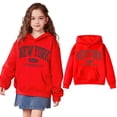thumbnail image 1 of LIUYUNNN Kids Hoodies Boys Kids Letter Graphic Pullover Hoodies Long Sleeve Pullover Hoodie Sweatshirt Fall Winter Clothes Girls 9-10 Years Clothes Boys Girls Fall Outfits, 1 of 4