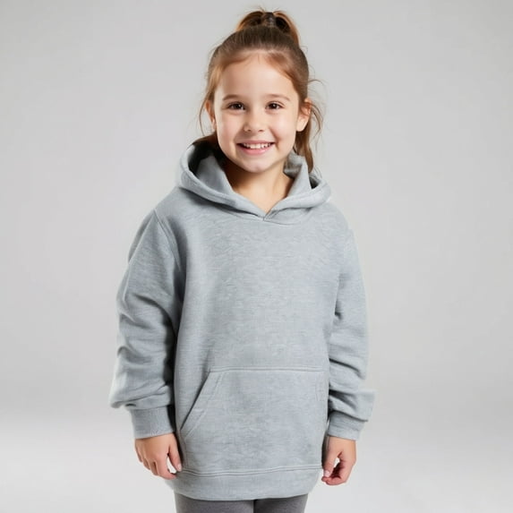 LIUYUNNN Kids Hoodies for Boys Kids Pullover Grey Hoodie Lightweight Long Sleeve Hoodies Winter Clothes 4-5 Years Kids Girl Clothes Boys Girls Fall Outfits