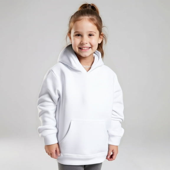 LIUYUNNN Kids Hoodies for Boys Kids Pullover White Hoodie Lightweight Long Sleeve Hoodies Fall Winter Clothes Boy Clothes 11-12 Years Boys Girls Fall Outfits