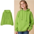 thumbnail image 1 of LIUYUNNN Kids Hoodies for Girls Kids Pullover Green Hoodie Long Sleeve Pullover Hoodie Sweatshirt Fall Clothes Baby Girls Clothes 4-5 Years Boys Girls Fall Outfits, 1 of 5