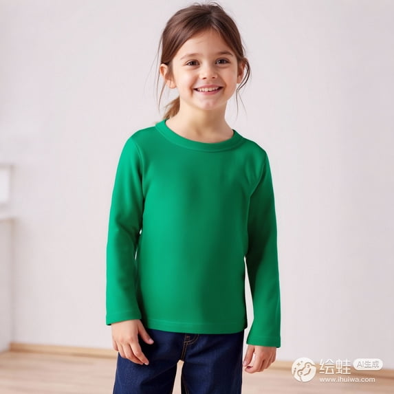 LIUYUNNN Kids Kids T Shirt Green Pullover Long Sleeve Shirt Crewneck Top Tees Shirts Cotton Casual Kids Sweatshirt Boys 6-8 Years ShirtsBoys Girls Fall and Winter Outfits