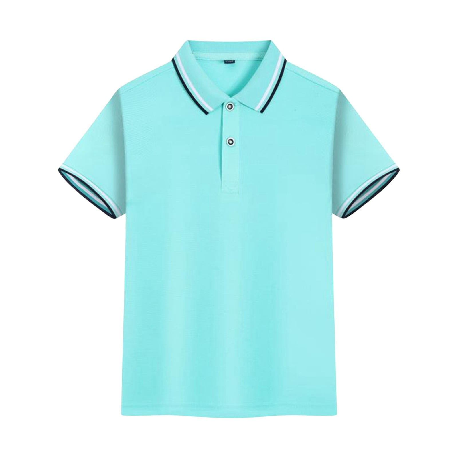 Storm Green Polo Cotton Kids Shirt