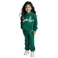 thumbnail image 1 of LIUYUNNN Kids Sweatsuit Set for Girls 2PC Long Sleeve Solid Color Pullover Soft Hoodie and Jogger Pants Fall Winter Clothes 10-11 Years Girls Outfits Boys Girls Fall and Winter Outfits, 1 of 5