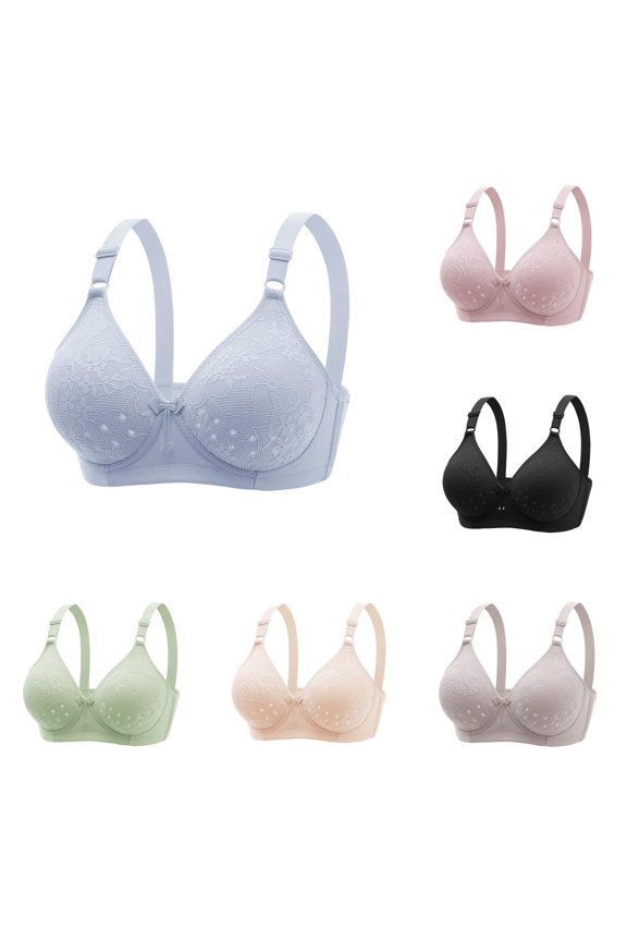 Latex Hole Cup Breathable Non Wired Fall Underwear Women Bras plus Size Front Close, Size 36