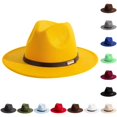 thumbnail image 1 of LIUYUNNN Leather Cowboy Hats for Boys And Classic Jazz Style French Hats, One Size, 1 of 3