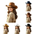 thumbnail image 1 of LIUYUNNN Oversized Cowboy Hat Classic Cowboy Hat Western Headwear For Outdoor Festival Sun, One Size, 1 of 4