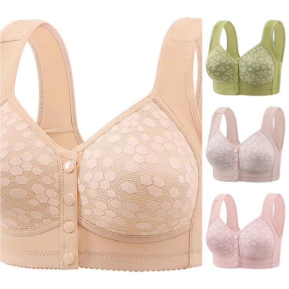 LIUYUNNN Printed Underwear For Women Soft Vest Style Large Size Bra Without Underwire Bras 36c Sports Bra Packs High Support Bras for Women plus Size Sports Bras for Women 2x, Size 44