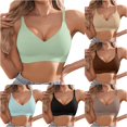 thumbnail image 1 of LIUYUNNN Seamless Jelly Gel Bra For Wireless Comfort T Shirt Bra Bralette Soft Support Everyday Wear Womens Workout Bras, Size M, 1 of 7