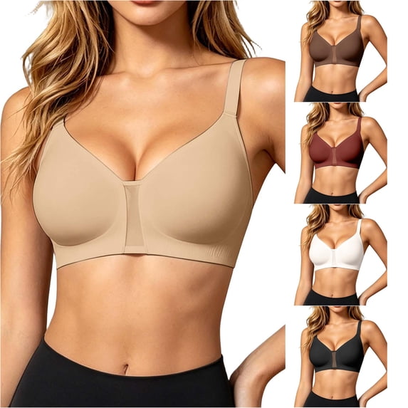 LIUYUNNN Seamless Push Up Soft Cup Bra For – T Shirt Underwear With Gentle Contouring And Back Support Womens Bras No Underwire, Size D