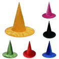thumbnail image 1 of LIUYUNNN Squints Hat And Glasses Halloween Witch Hat For Pointed Gothic With Glitter Party, One Size, 1 of 4