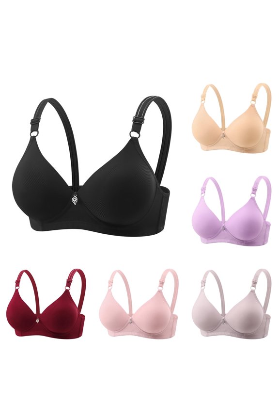 Summer Middle Adjustable Close Knit Bra Without Underwire Womens Padded Bras, Size 38