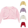 thumbnail image 1 of LIUYUNNN Toddler Girls Jacket Spring Autumn Toddler Kids Collar Knit Cardigan Coats 4t Girl Jacket Winter, Size 3-4 Years, 1 of 4