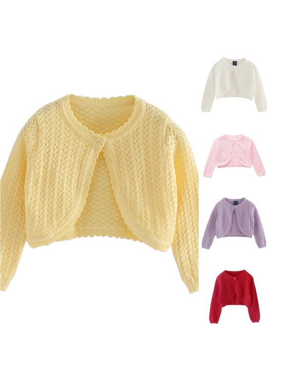 Toddler Girls Jacket Spring Autumn Toddler Kids Collar Knit Cardigan Coats 4t Girl Jacket Winter, Size 3-4 Years