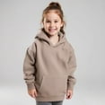 thumbnail image 1 of LIUYUNNN Toddler Hoodie Pullover Khaki Hoodie Long Sleeve Hooded Sweatshirt Top Fall Winter Clothes Little Girls Clothes 2-3 Years Boys Girls Fall Outfits, 1 of 5