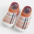 thumbnail image 1 of LIUYUNNN Toddler Solid Color Sock Shoes with Grip Sneakers Elastic Slipper for Boys Girls toddler on shoes 8.5 Boys Girls Four Seasons Outfits, 1 of 3