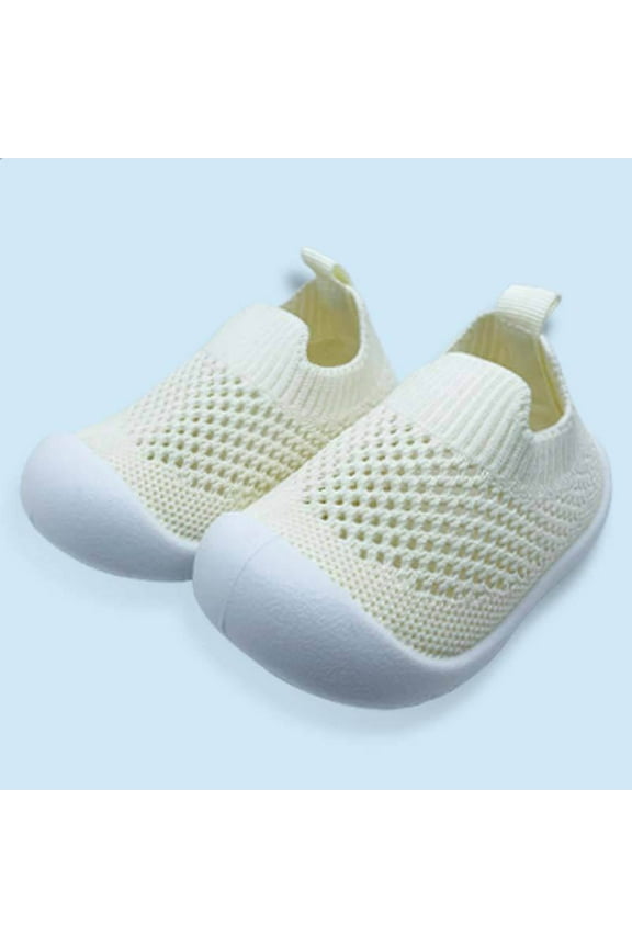 Toddler Solid Color Sock Shoes with Grip Slipper Lovely Slipper for Boys Girls baby slippers 12-18 Months Boys Girls Four Seasons Outfits