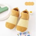 thumbnail image 1 of LIUYUNNN Toddler Solid Color Sock Shoes with Soft Rubber Soles Sneakers First Slippers Boys toddler on shoes 6 Boys Girls Four Seasons Outfits, 1 of 3